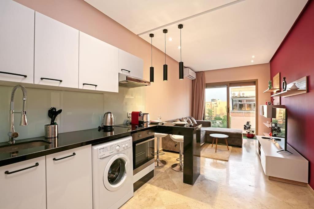 Elegant And Brand New Appart In Hypercenter Of Marrakech Marrakesh Bagian luar foto